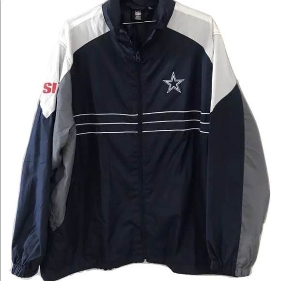 dallas cowboys windbreaker jacket